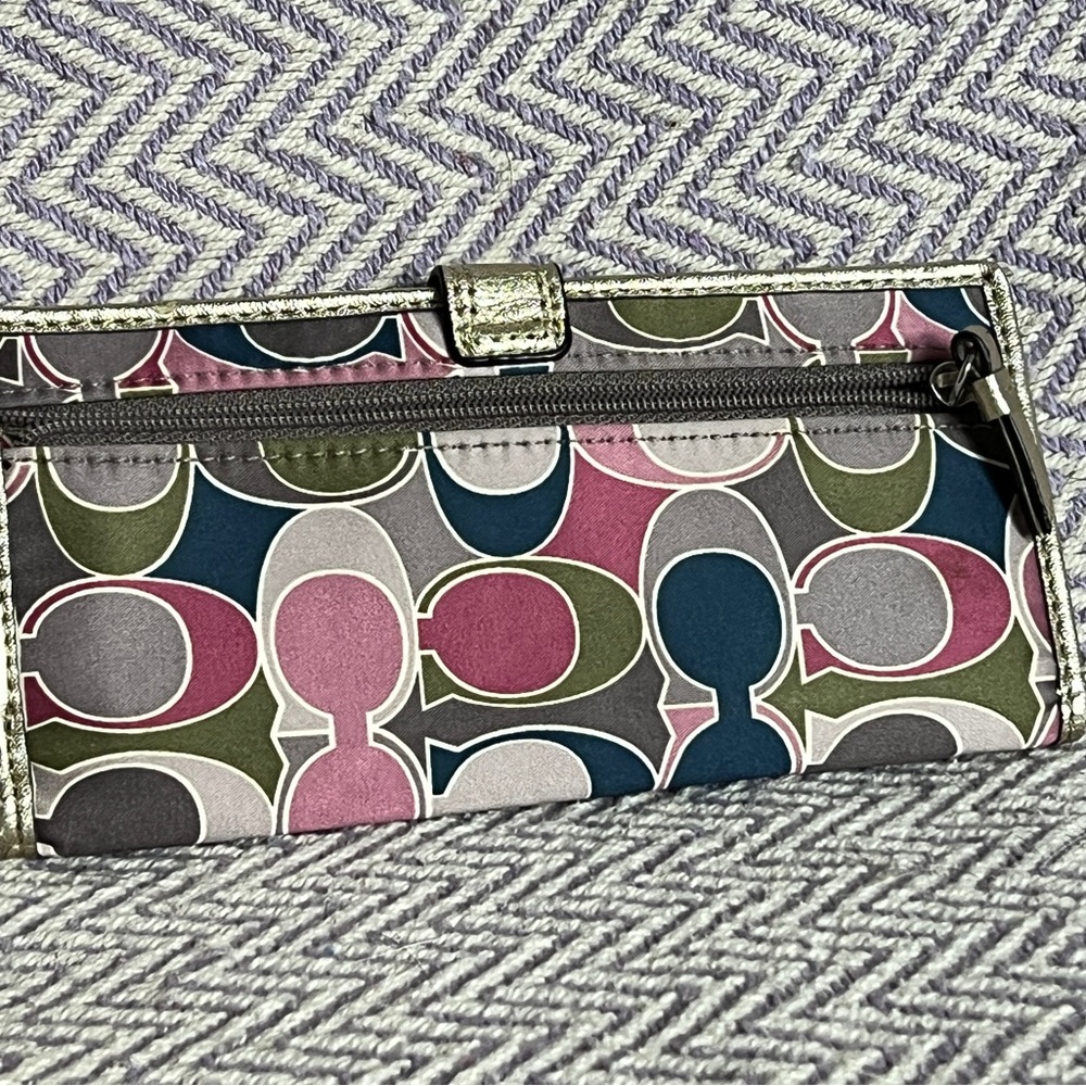 Coach Multicolor Patterned Wallet - image 2